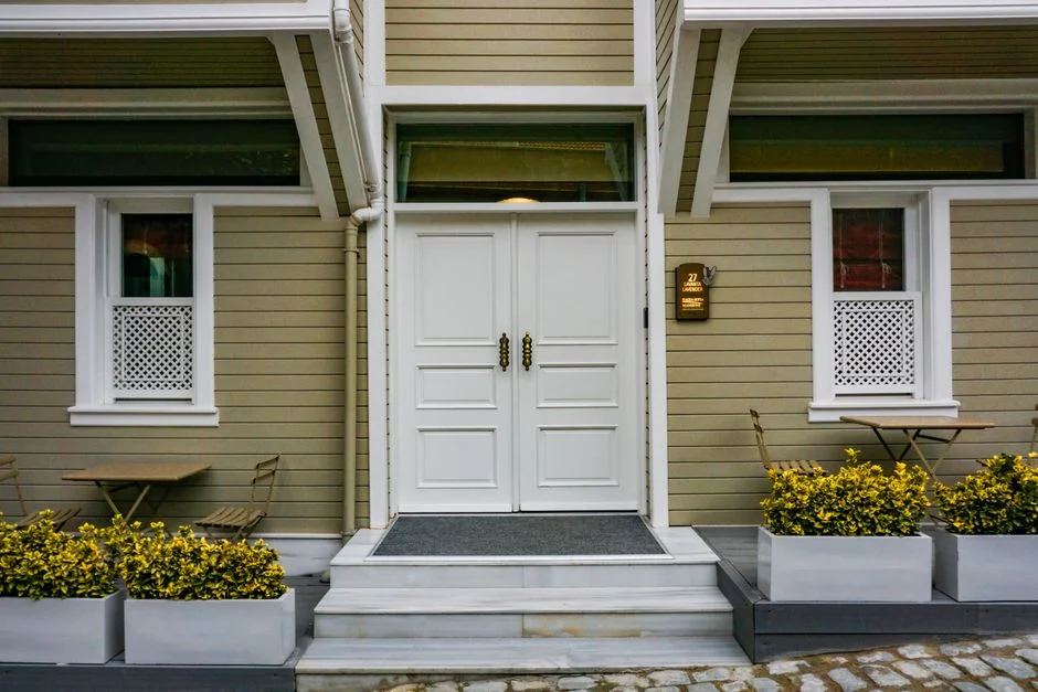 Front door cleaning,