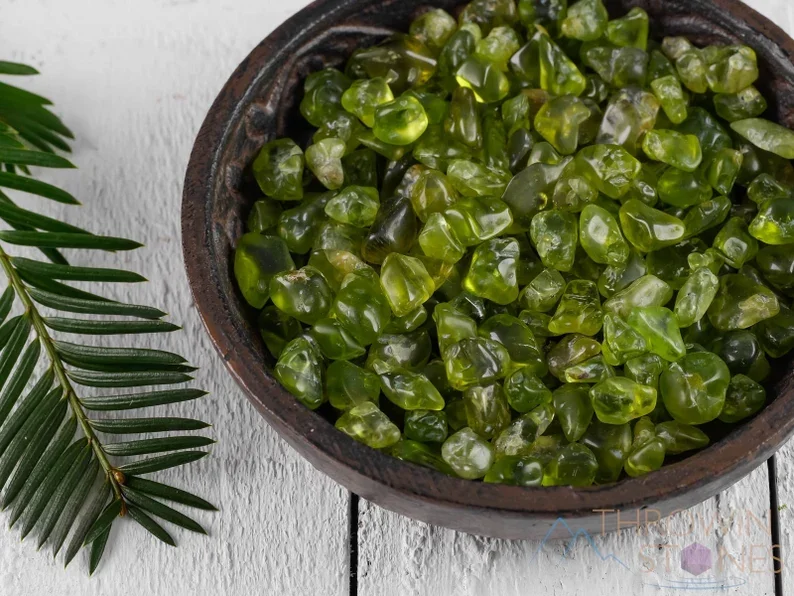 peridot gemstone, green