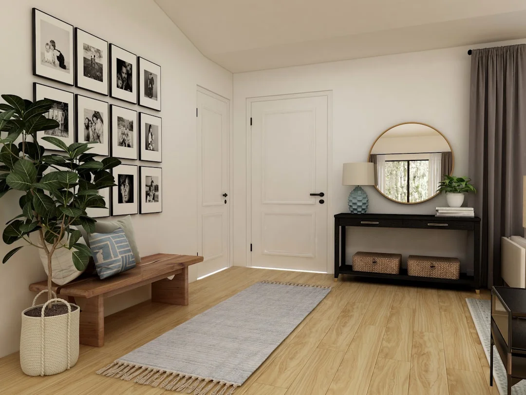 Feng Shui entryway,