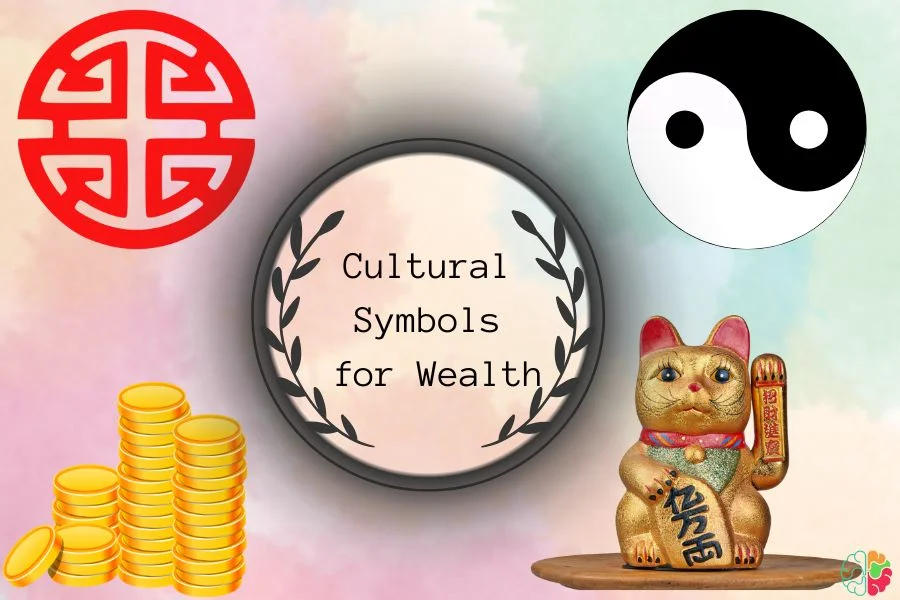 Color symbolism wealth,