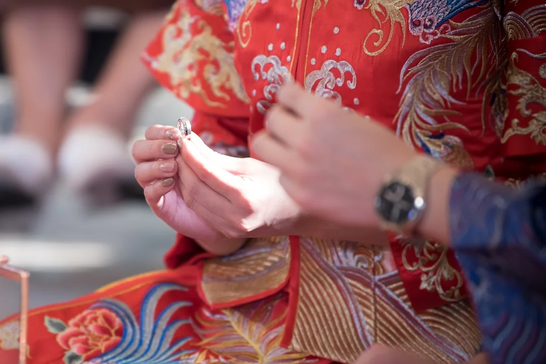 Chinese bracelets, stacking