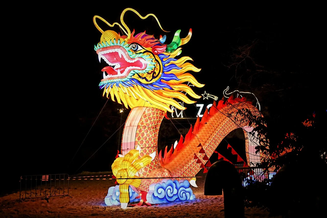 Chinese dragon art,