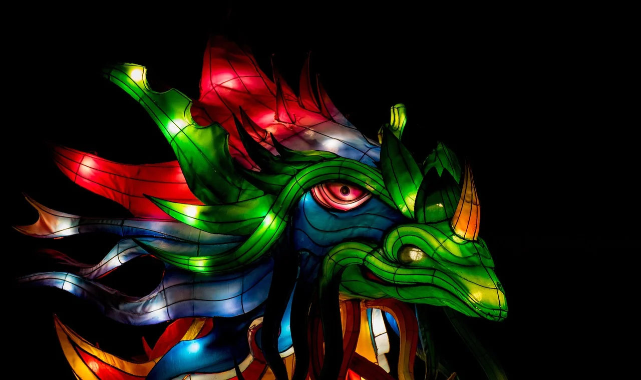 Chinese dragon colors,