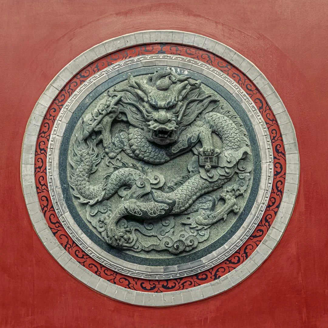 Imperial dragon emblem,