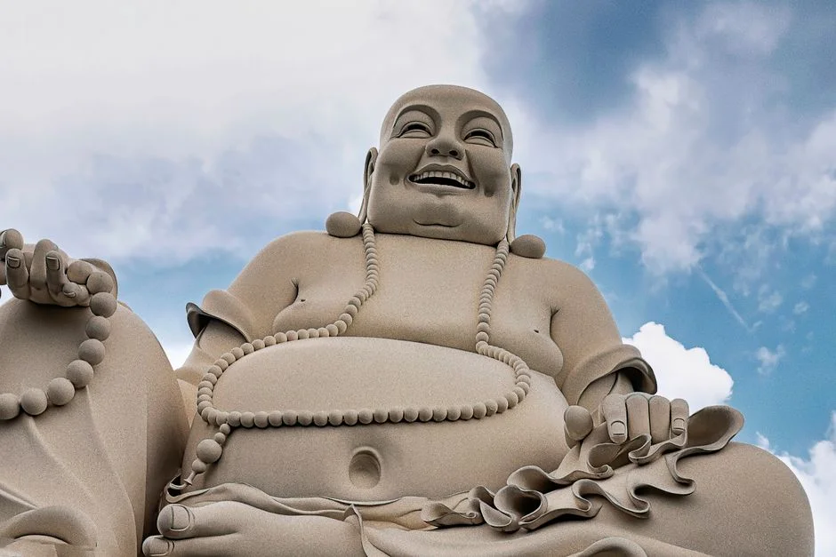 Laughing Buddha statue,