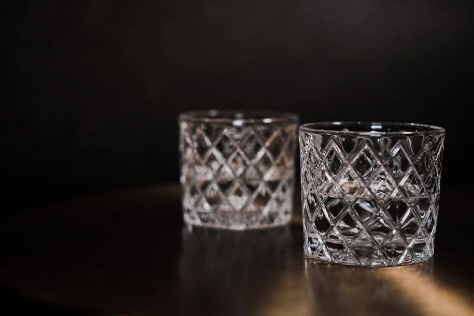 Cocktail glass crystal,
