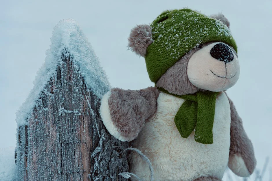 Crystal teddy bear