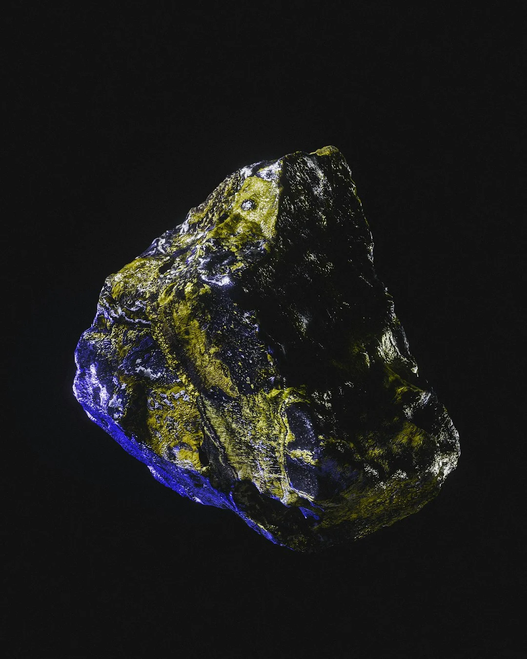 Azurite crystal, intuition