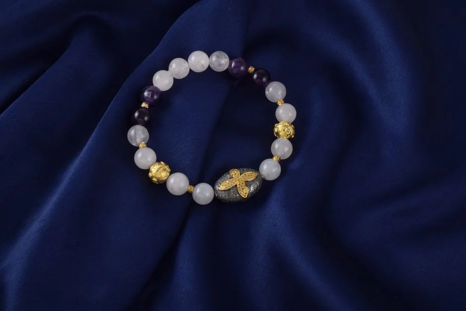 Blue Quartz bracelet,