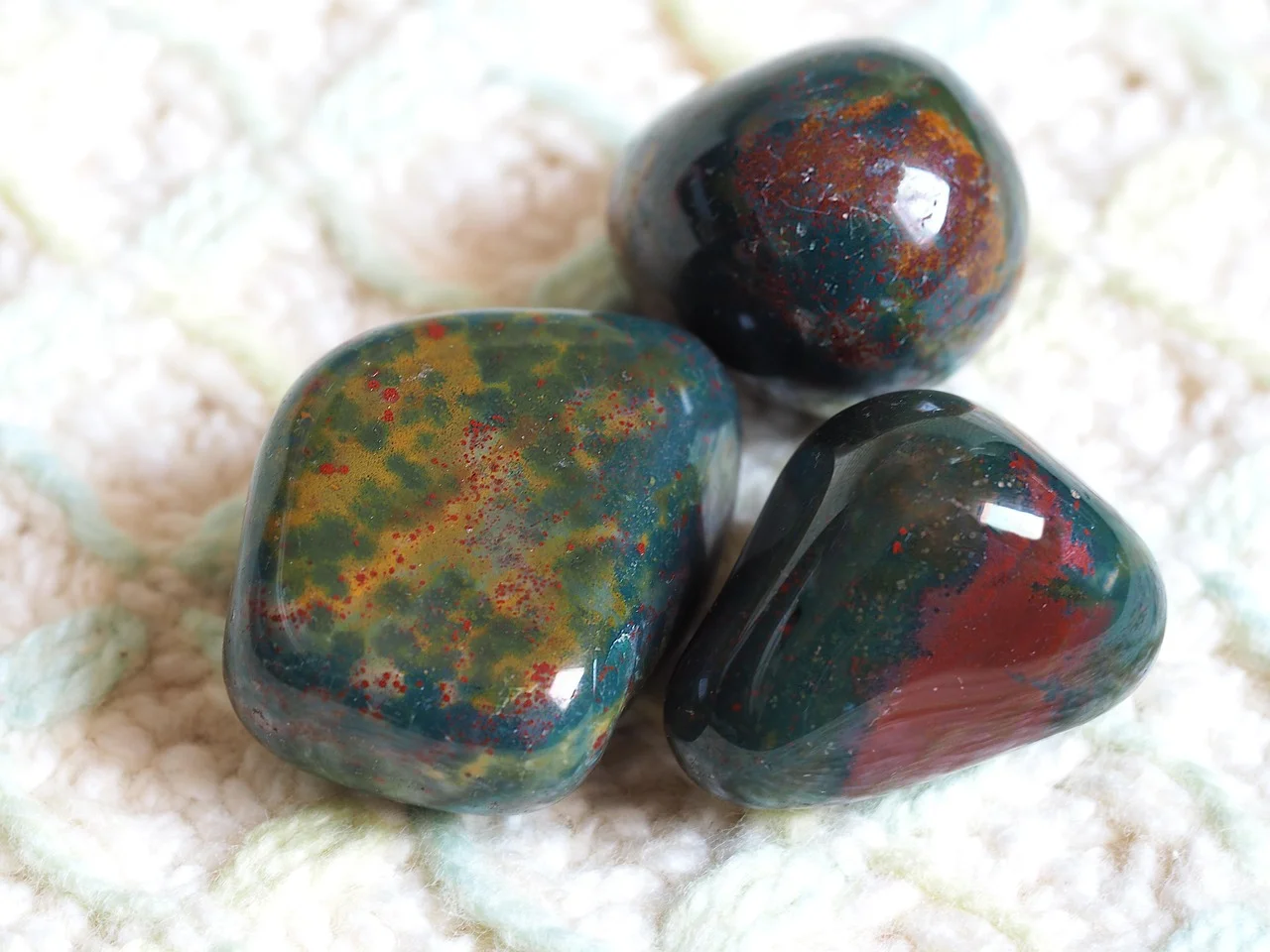 Bloodstone bracelet, courage