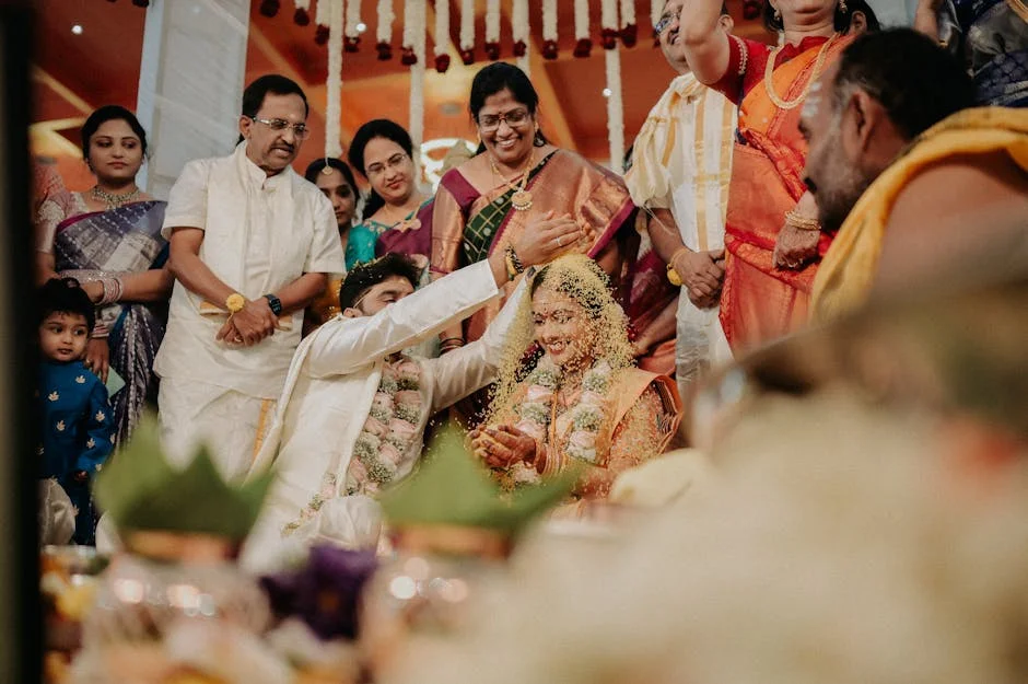 wedding rice ritual,