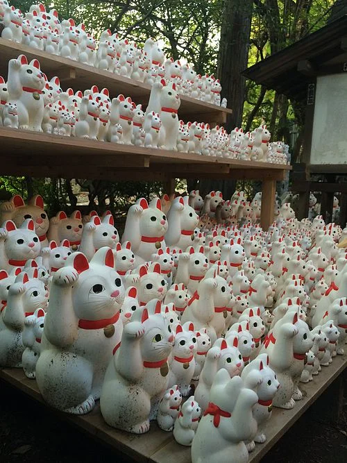 Maneki-neko, Japanese luck