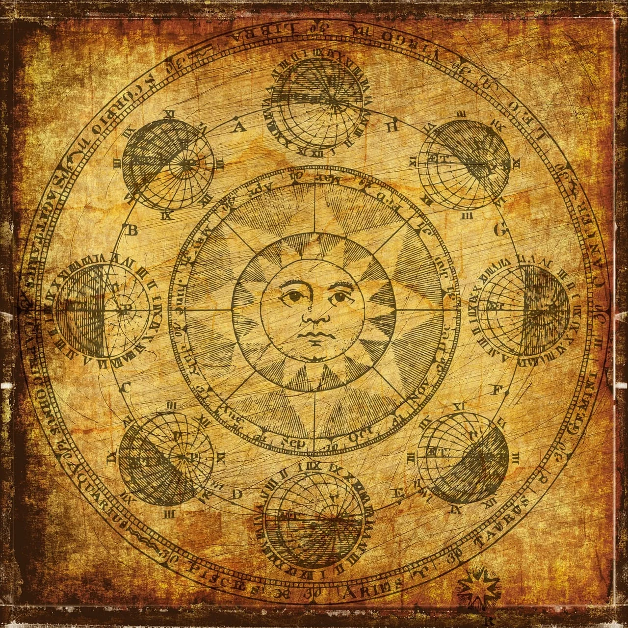 Flying Star Chart,