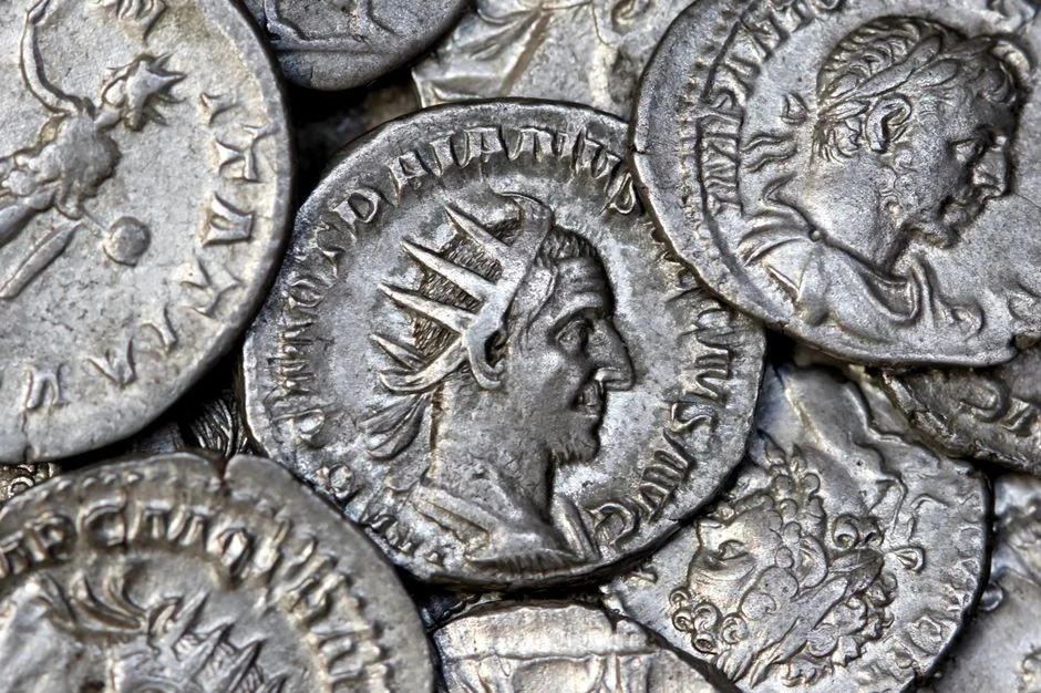 Five Emperors coins,