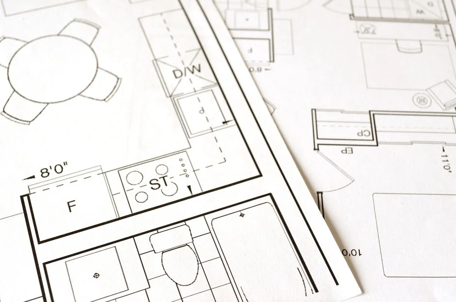Scaled floor plan,