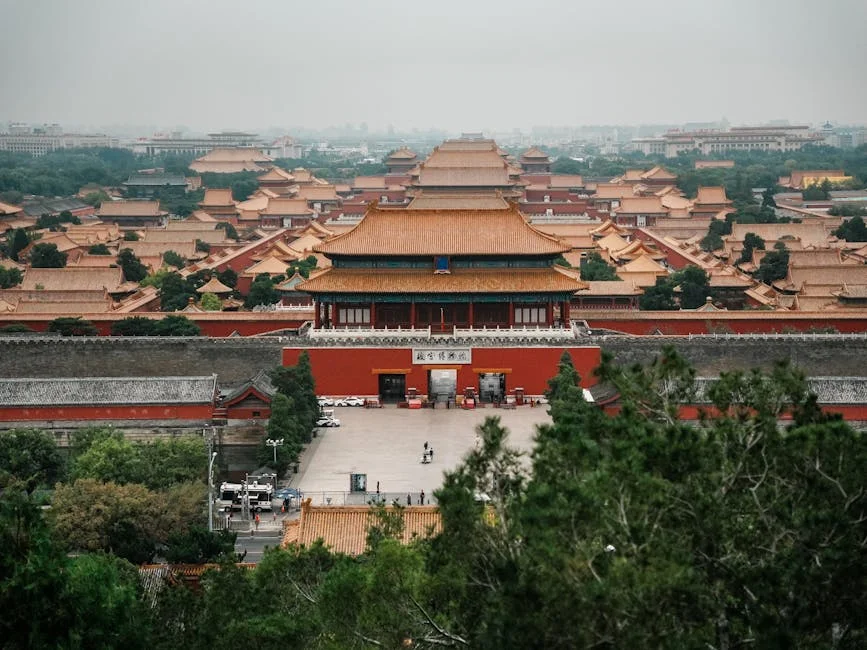 Forbidden City layout,