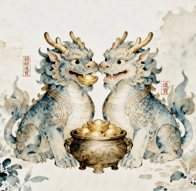 Pixiu ring, Feng