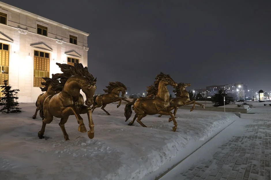 Horse statue Feng