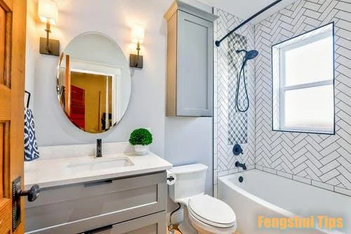 Feng Shui bathroom,