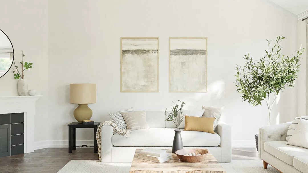 bright living room