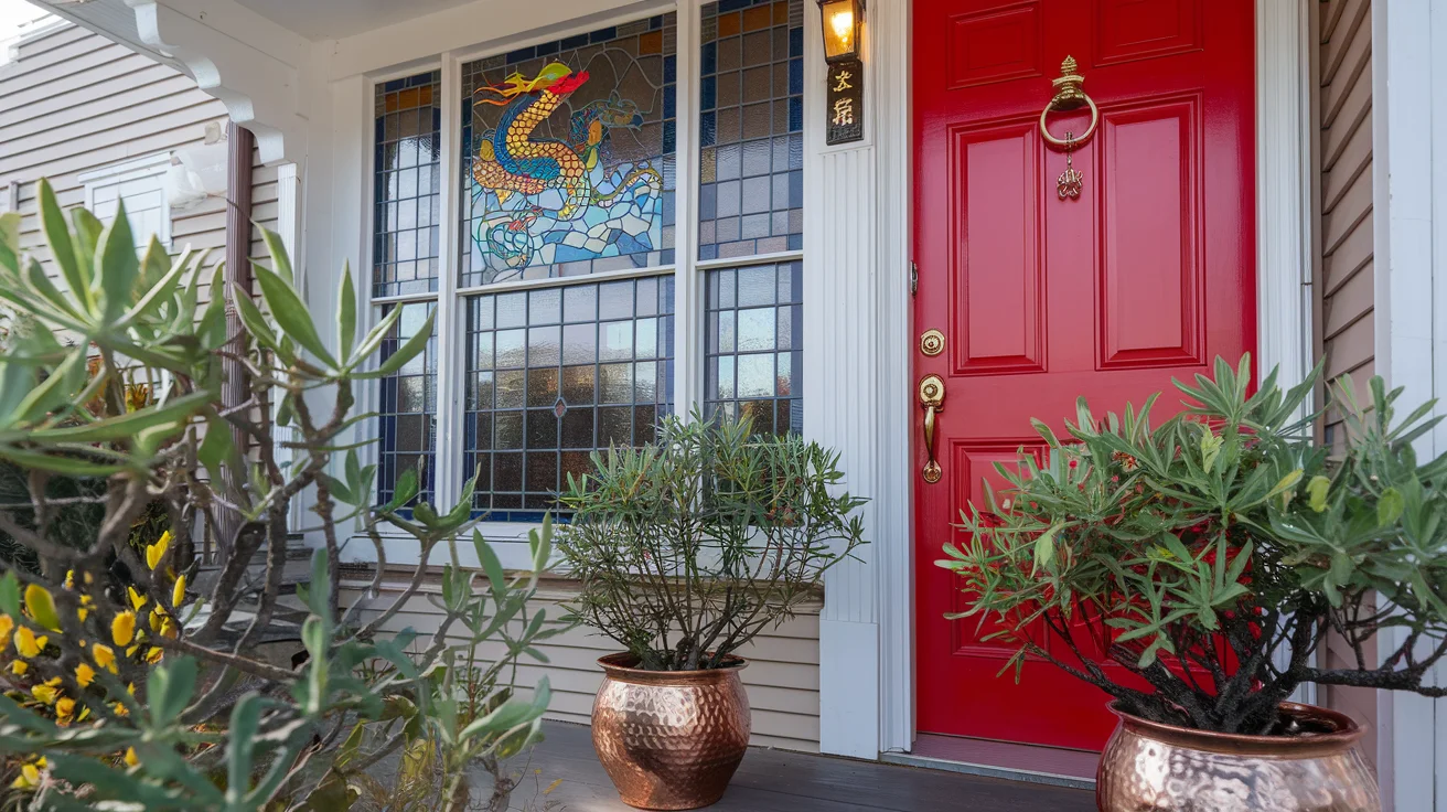 Feng Shui entrance,