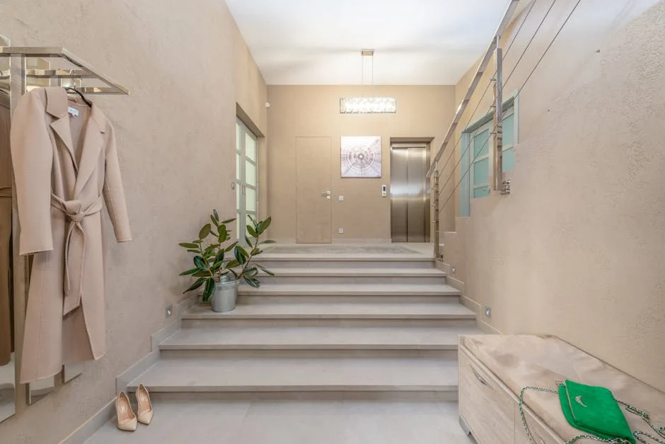 Clean entrance steps