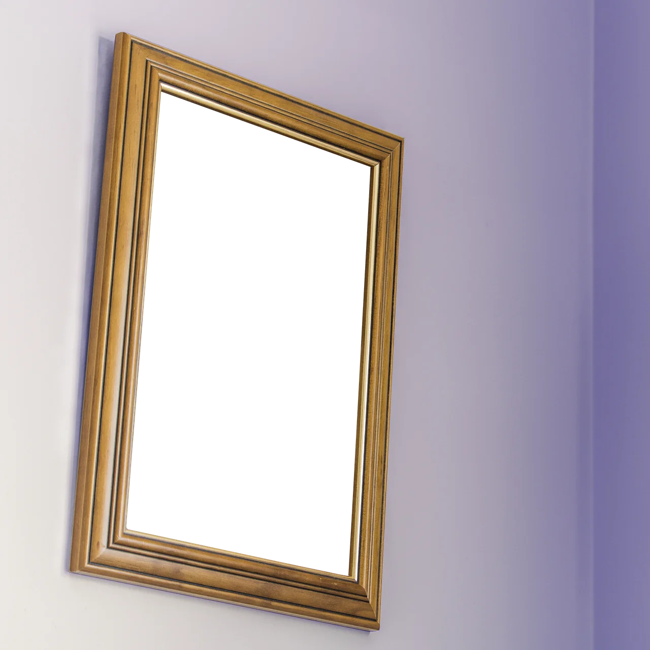 gold framed mirror,
