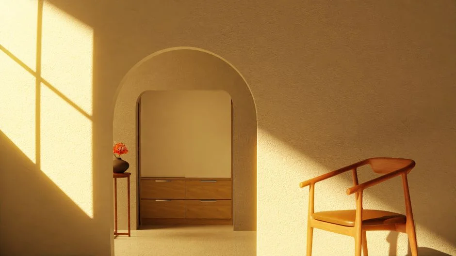 Harmonious home interior,