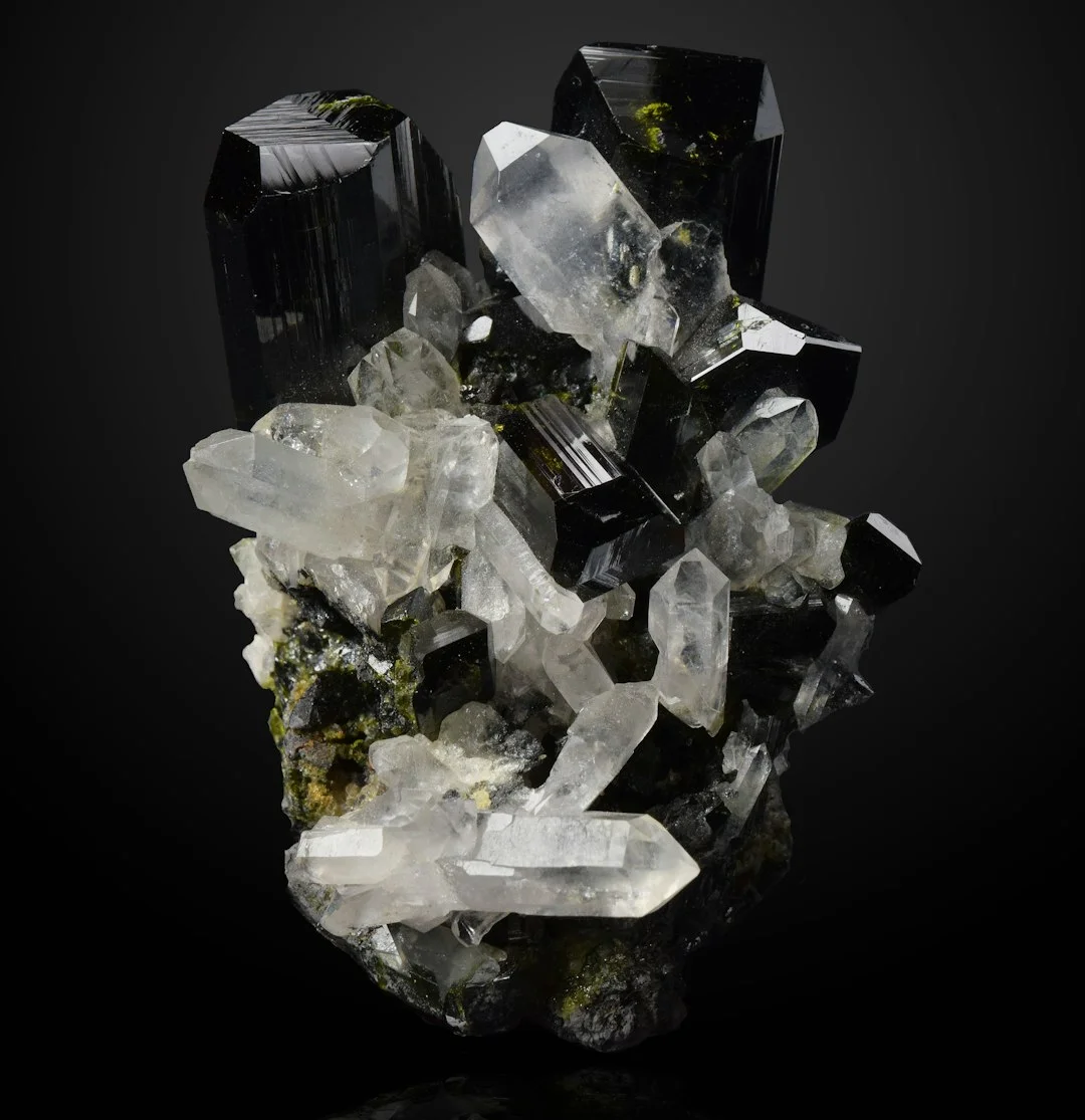 natural crystals, obsidian
