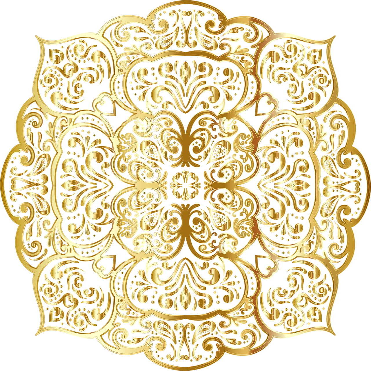 Mandala Art, Gold