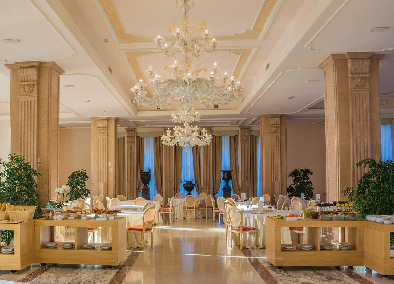 Luxury villa interior,