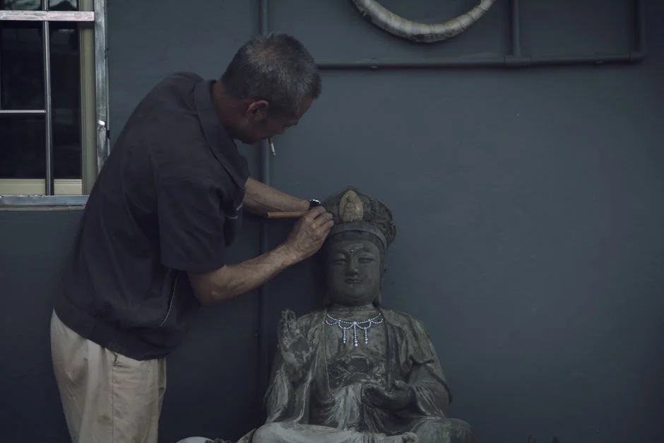 caring for buddha