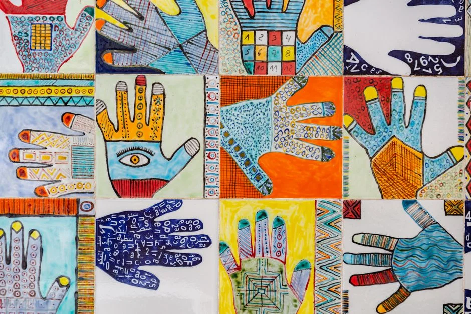 Hamsa hand art,