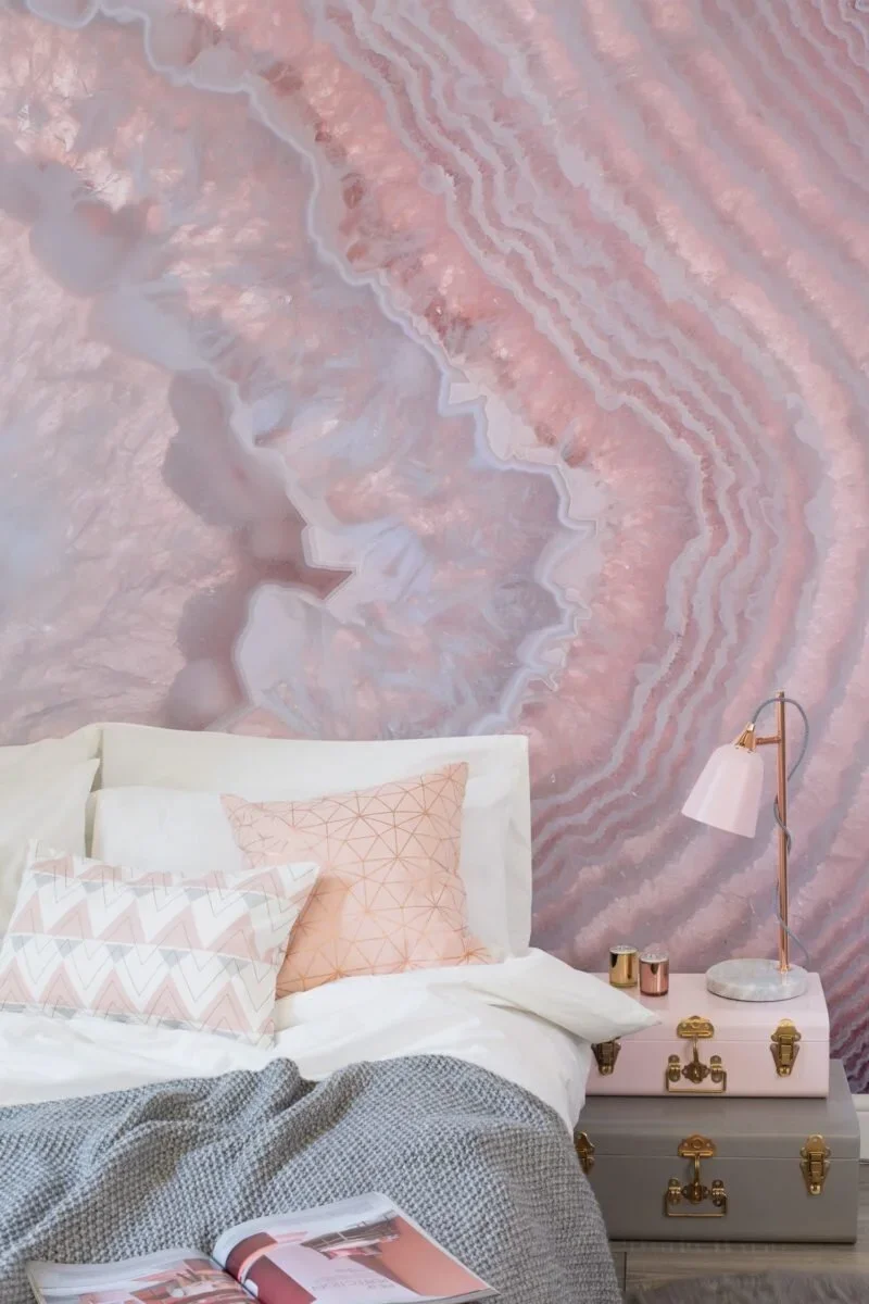 agate mural bedroom,