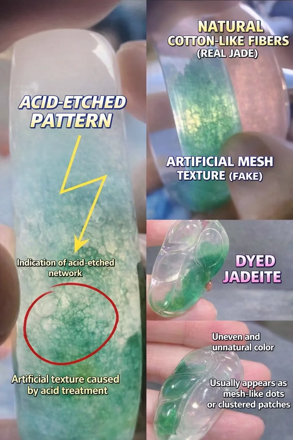 jadeite identification, natural