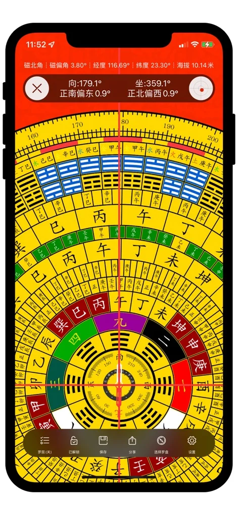 Feng Shui compass