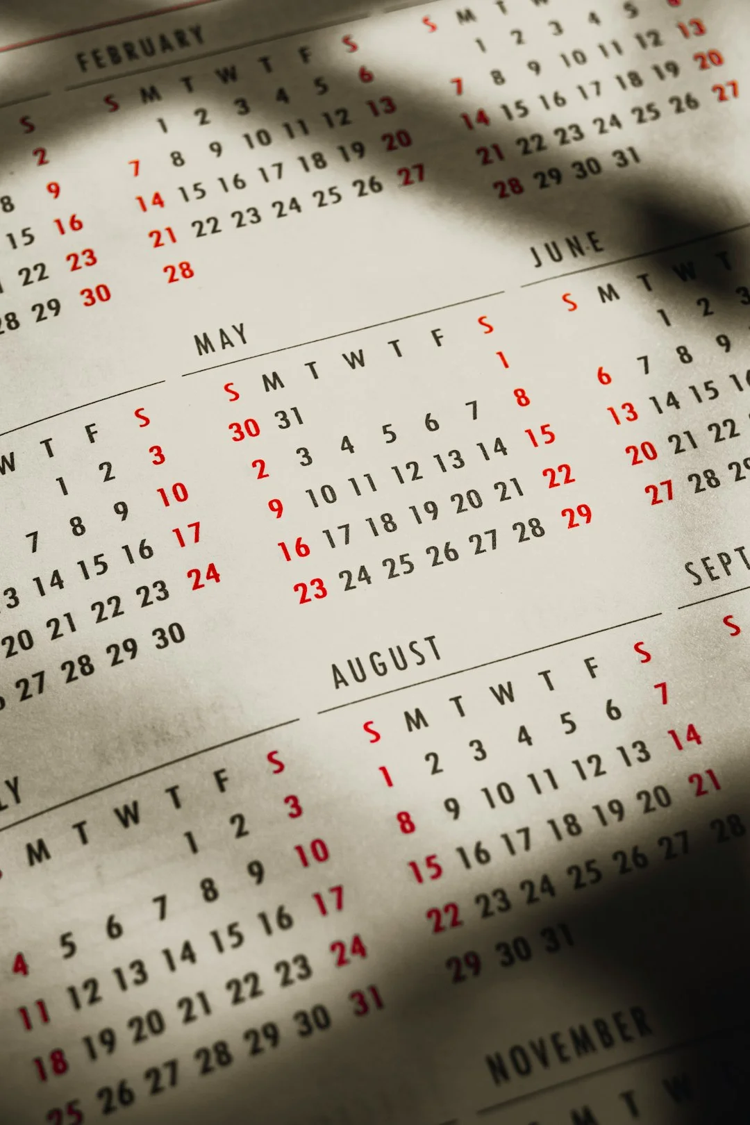 Lunar Calendar, Time