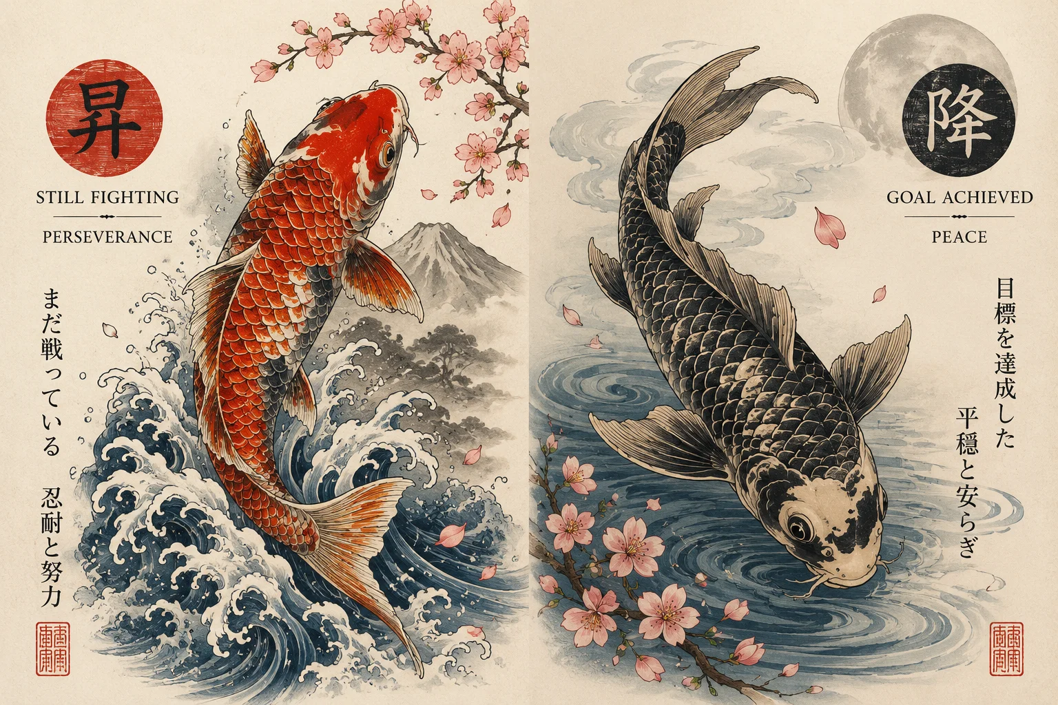 Koi fish tattoo