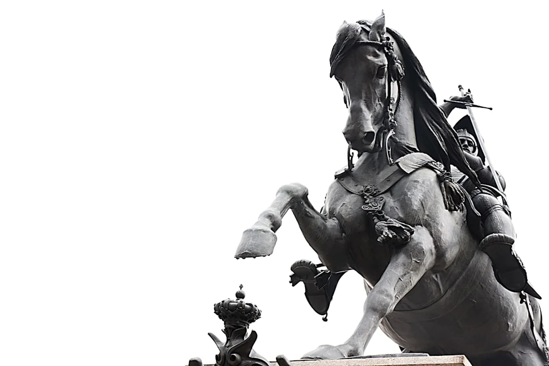 horse statue feng