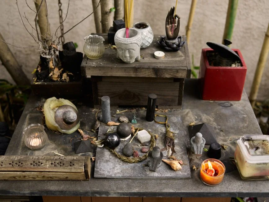 Repairing sacred artifact,