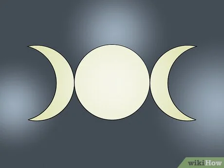 Triple moon symbol,