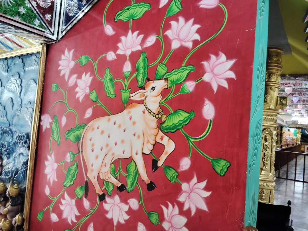 Hand-painted Shaolin art,