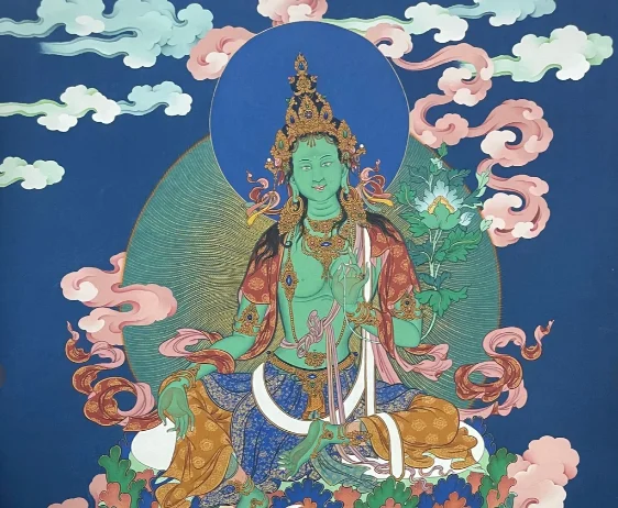 Green Tara, White