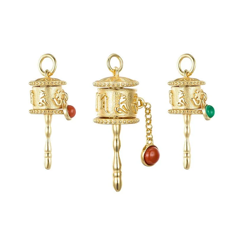 Tibetan prayer wheel,
