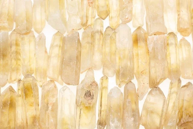 Citrine crystal, Sunstone