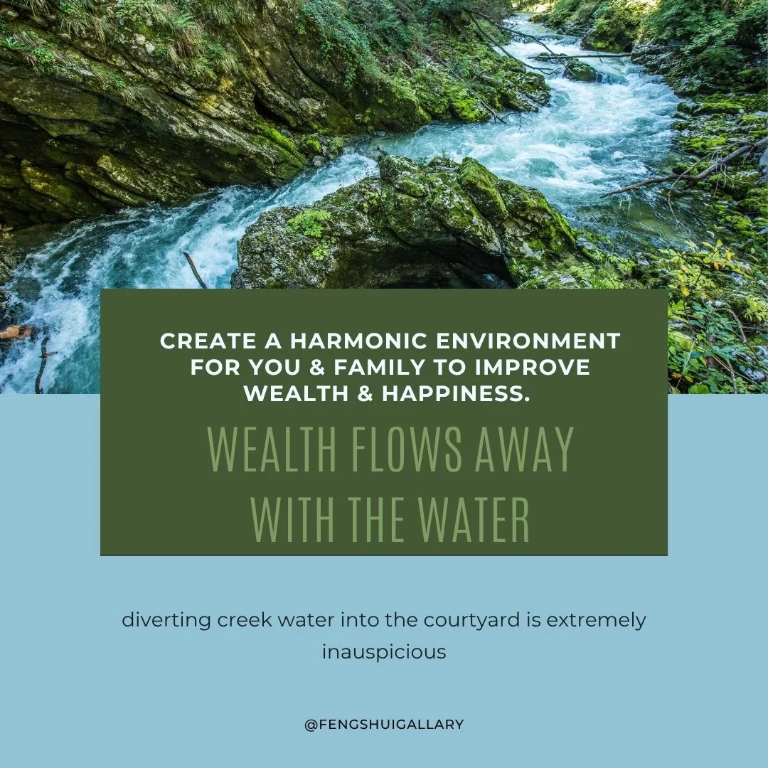 Fengshui water flow,