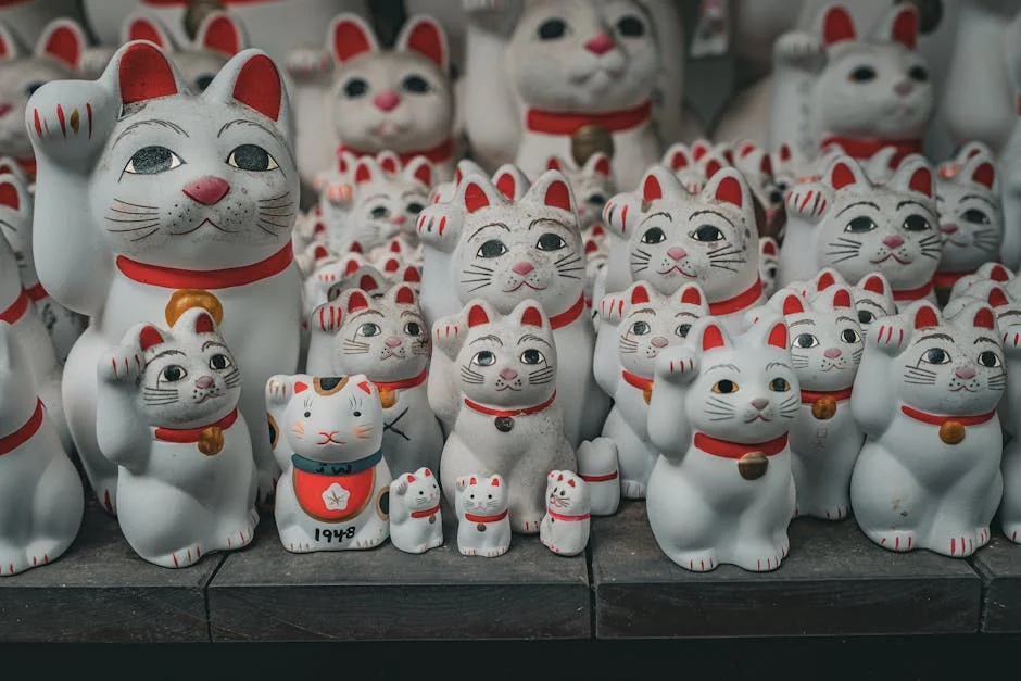Maneki-neko, cat guardian