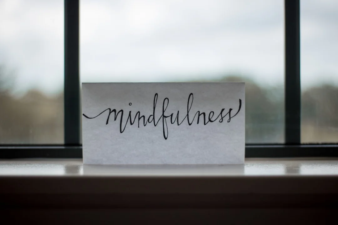 sensory anchor, mindfulness