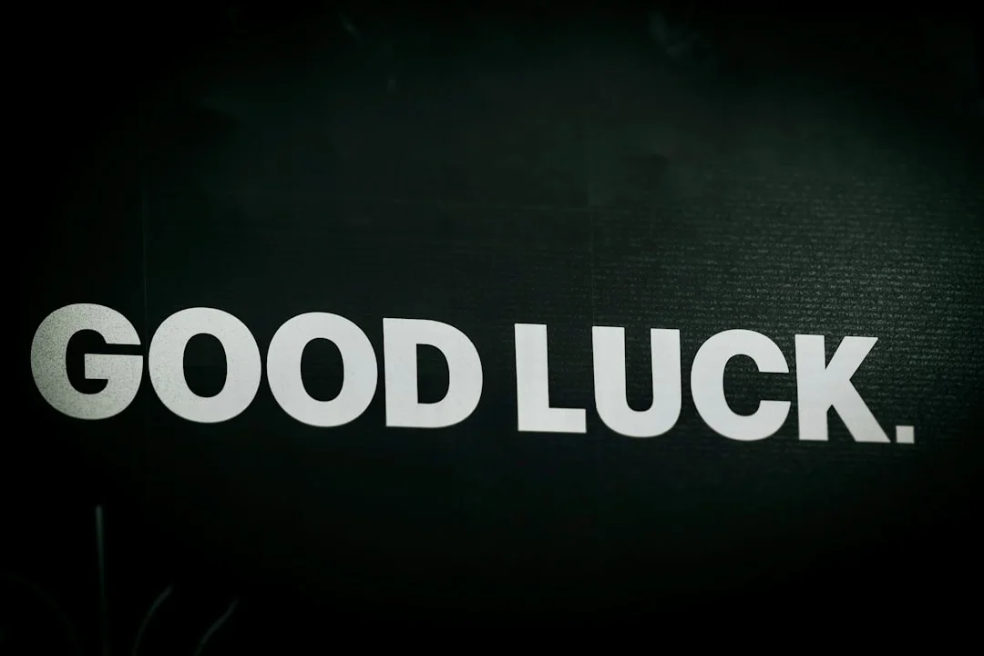 Good luck wishes,