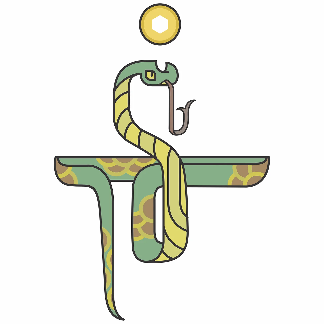 Snake zodiac, Green